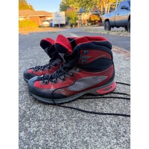 La Sportiva Trango TRK GTX Hiking Boots Mens 12.5 Red Black Gore-Tex Vibram